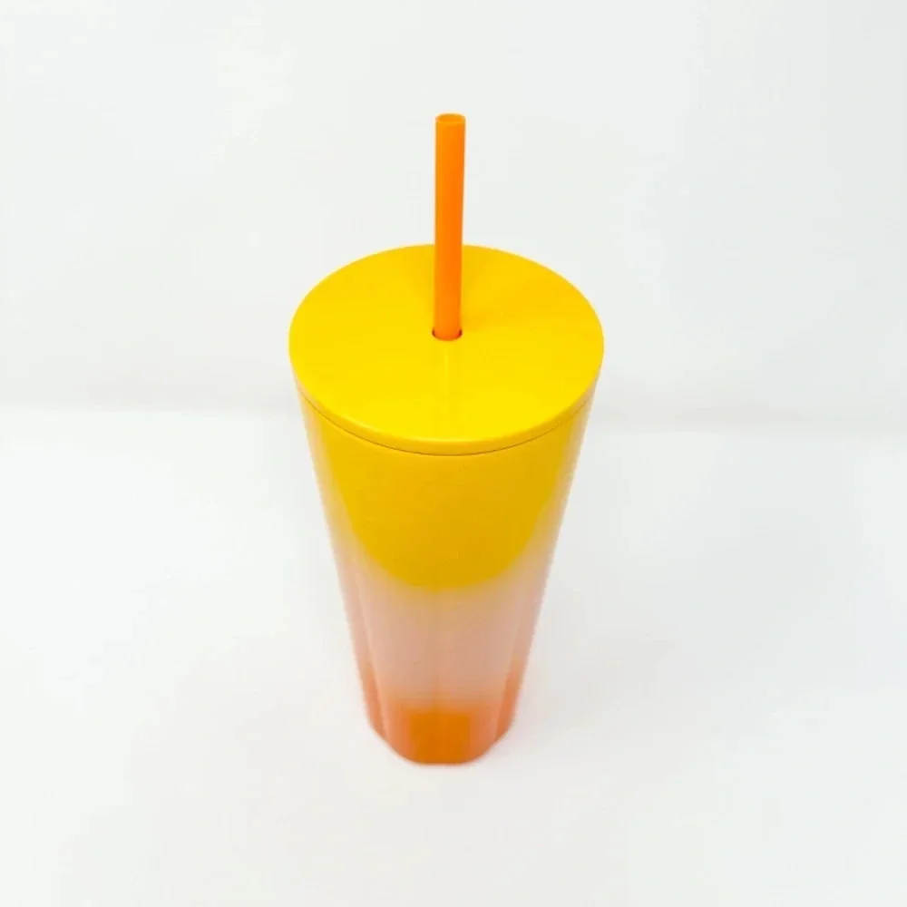 Starbucks Gradient Orange Sherbet Cold Cup 24 oz NWT